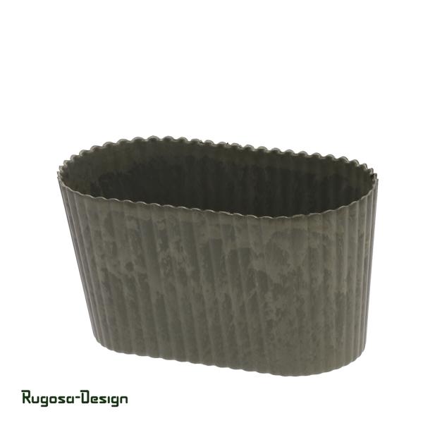 Melanin-Pflanzjardiniere, olive, 20cm